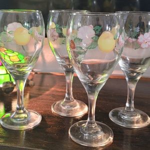 Pfaltzgraff Grandma's Kitchen Wine Glass/Goblets